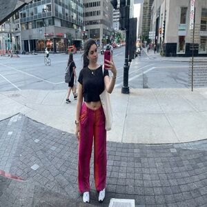 Urban outfitters colorful low waist pants